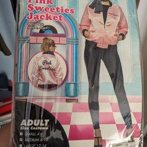 Spirit pink sweeties jacket scarf and glasses